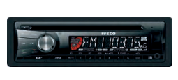 RADIO DAB PLUS IVECO → Frontalino asportabile con display LCD a colori → Slot SD card e porta USB frontale → Bluetooth® → Riproduzione CD/MP3/WMA → 4 canali × 40WMAX IVECO DAILY - 500050803 (Consegna in 7/10 giorni lavorativi ) - Specialista Daily