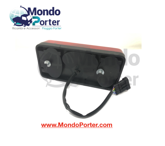 Fanalino Stop Completo Posteriore Destro DX Piaggio Porter Maxxi - Mondo Porter