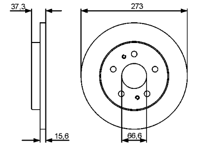 Coppia Dischi Freno Anteriore Daihatsu Terios 1.5 LPG 4X4 Oe 4351287402