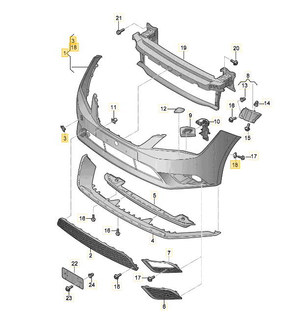 Paraurti Anteriore Seat Leon Stylance 2015 Oe 5F0807217BRGRU