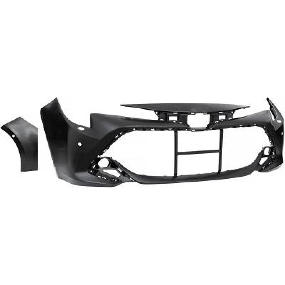 paraurti anteriore nero liscio da primerizzare con fori pdc con fori lavafari con fori park assist toyota corolla e210 2019 2023 52119f2910