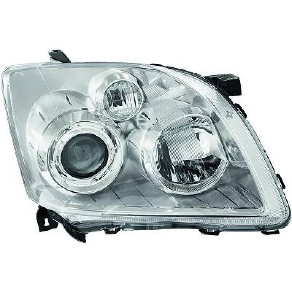 proiettore destro mod h7 h1 elettrico senza motore toyota avensis t25 2007 2009 8113005240