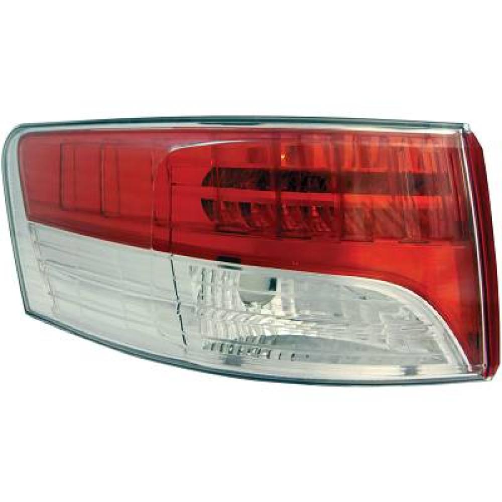 fanale posteriore sinistro esterno rosso bianco senza portalampada mod 4 porte toyota avensis t27 2009 2011 8156105270