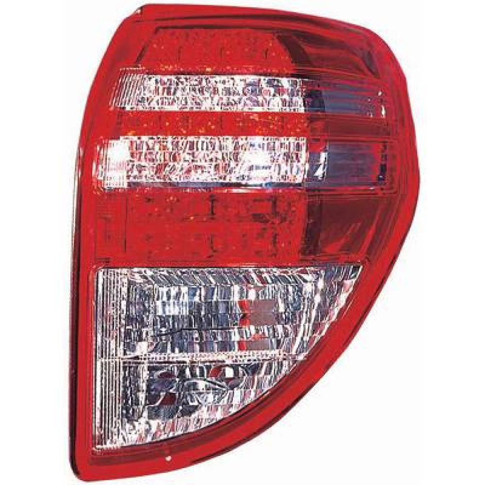 fanale posteriore destro rosso bianco senza portalampada led toyota rav 4 2009 2010 8155142120