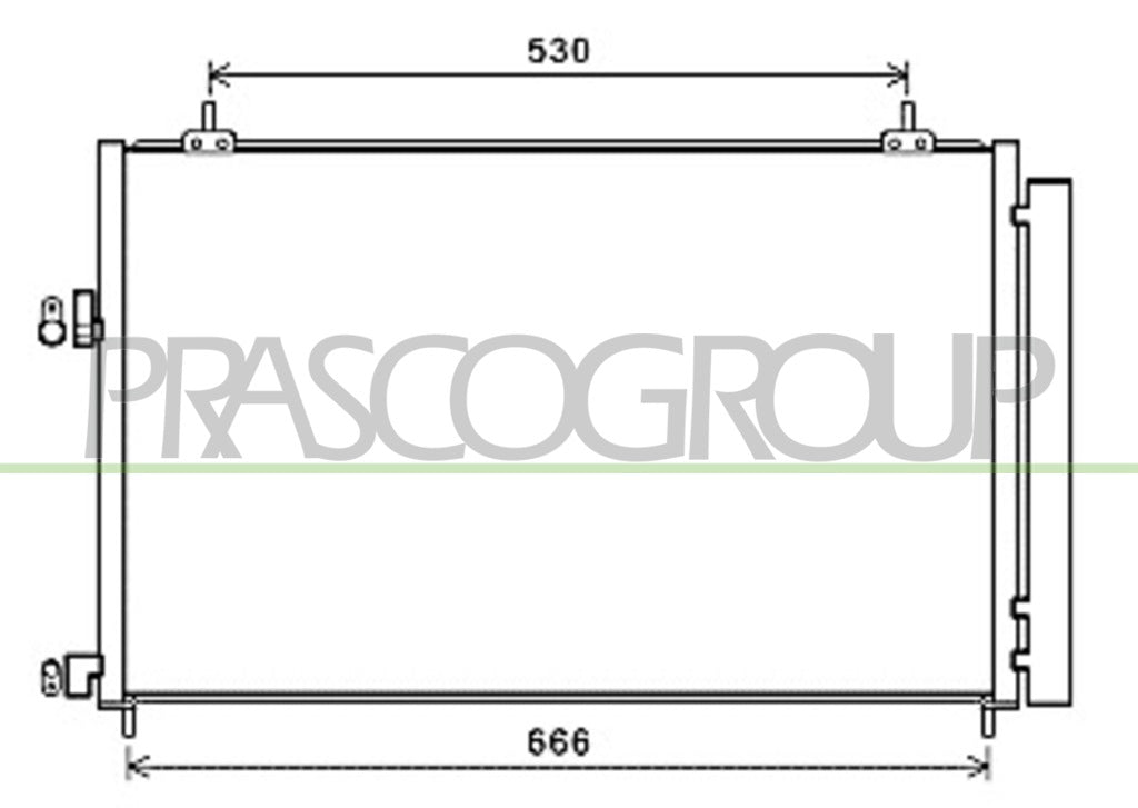 condensatore toyota rav 4 2010 2013 ty290c001