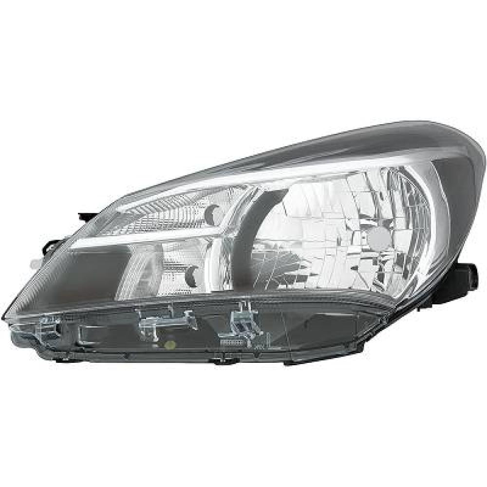 proiettore sinistro h4 elettrico senza motore nero mod 5 porte toyota yaris 2014 2016 811700da10