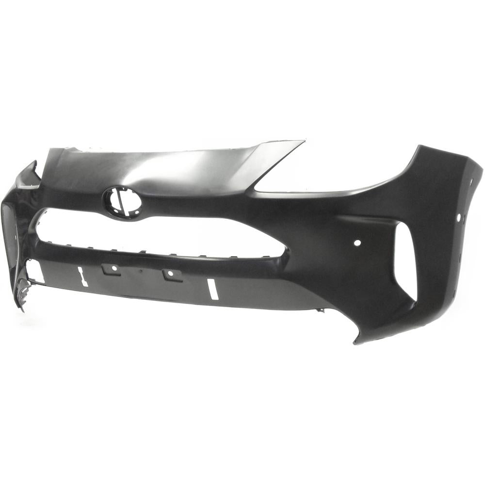 paraurti anteriore nero liscio da primerizzare con fori pdc con fori park assist toyota yaris cross 2020 52119yp956