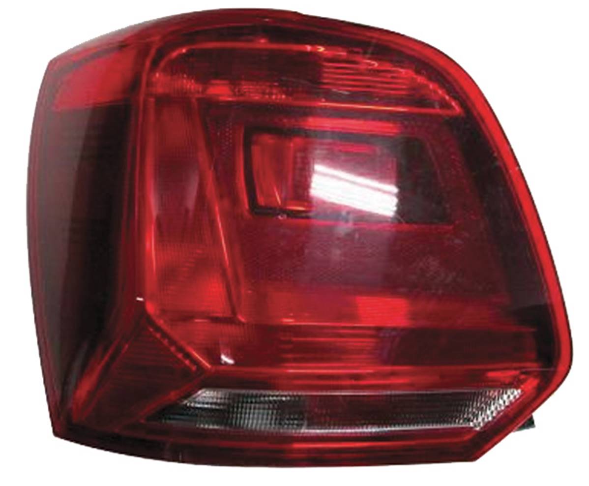 fanale posteriore sinistro senza portalampada bianco rosso fondo nero volkswagen polo 2014 2017 vg0244164