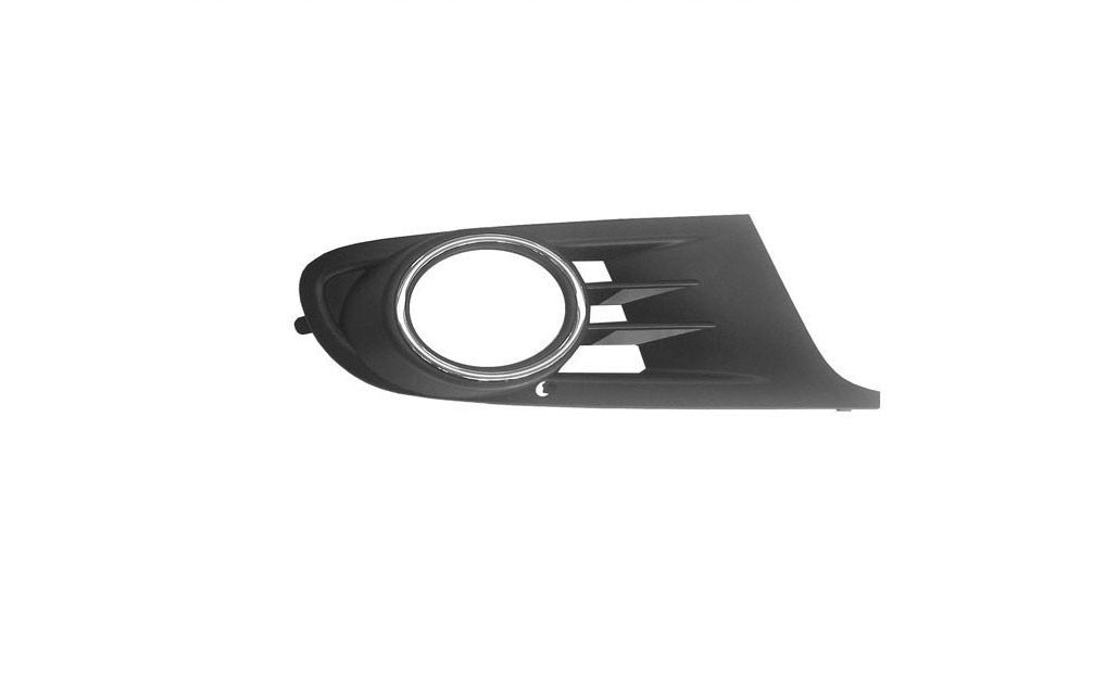 griglia destra paraurti anteriore nera con sede fendi con cornice cromata volkswagen golf vi 2008 2012 vg0382133