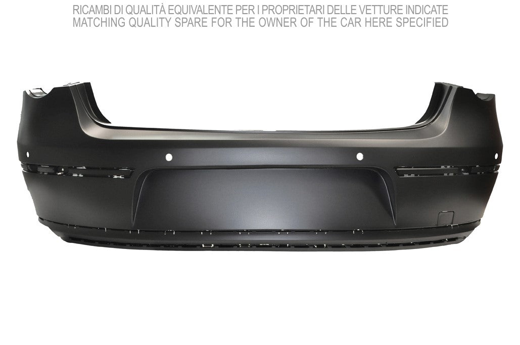 paraurti posteriore con primer con fori pdc supporti con fori modanatura mod 4 porte volkswagen passat b6 2005 2010 vg0541061