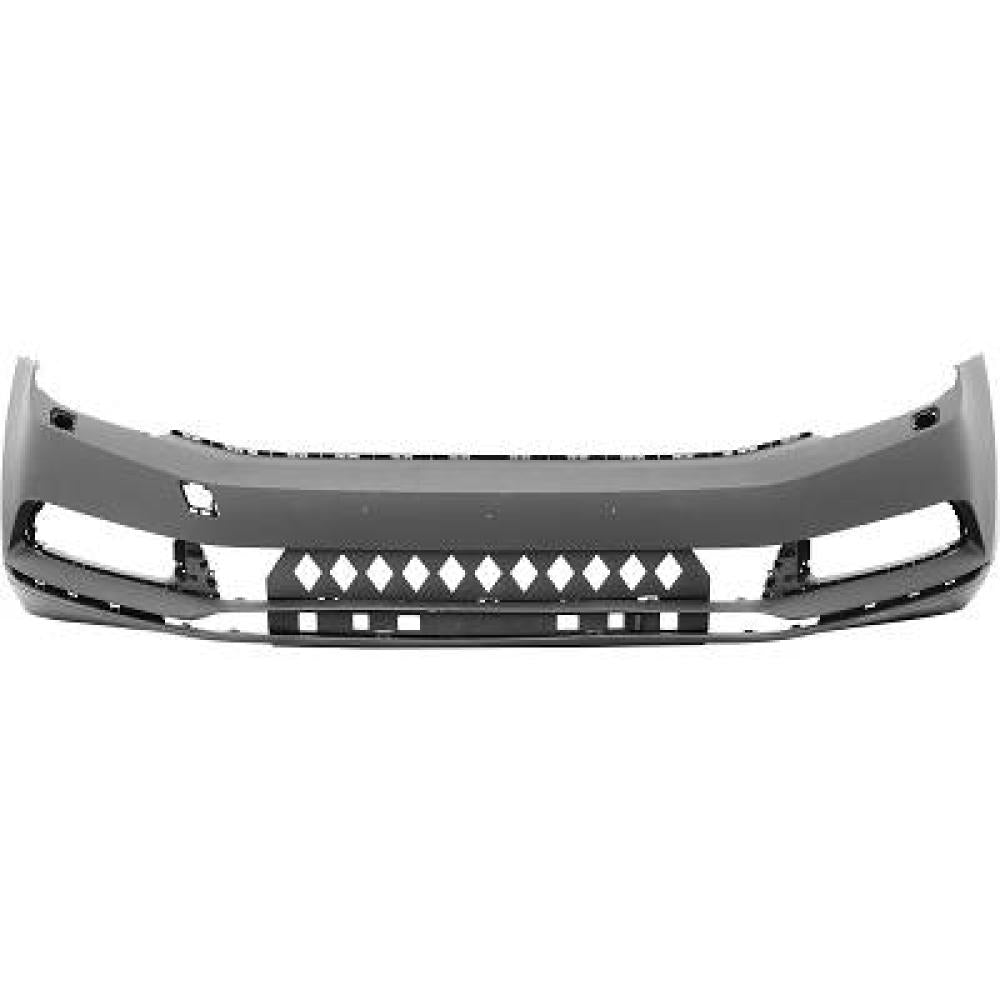 paraurti anteriore con primer con fori pdc supporti con tracce park assist con fori lavafari mod comfortline trendline volkswagen passat b8 2014 2019 vg0561041
