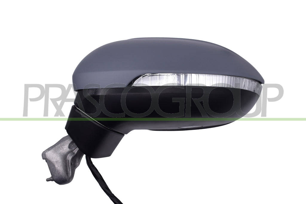 retrovisore sinistro elettrico con primer termico chiudibile con fanale con luce cortesia con memoria con blis asferico 13 pins volkswagen passat b8 2019 2024 vg0587334