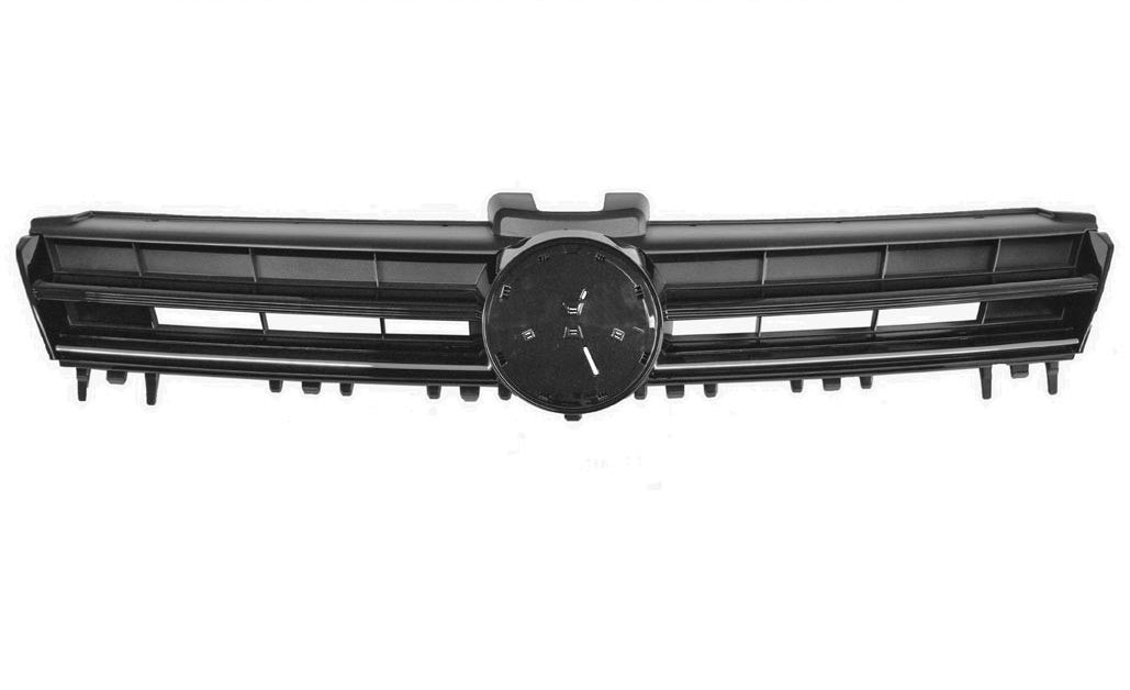 griglia radiatore nera con modanatura cromata mod trendline volkswagen golf 7 2012 2016 vg4002001