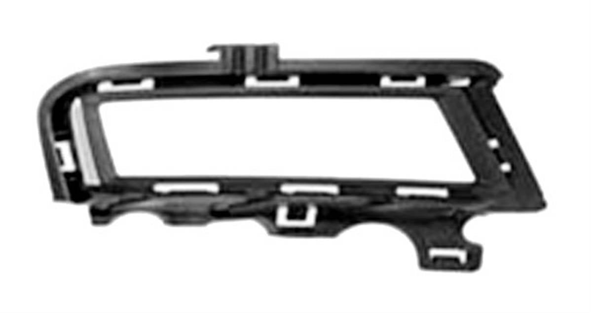griglia destra paraurti anteriore nera goffrata con sede fendi con modanatura cromata volkswagen golf 7 2012 2016 vg4002133