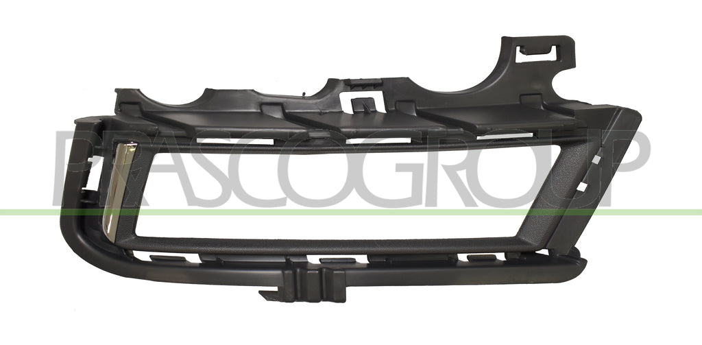 griglia sinistra paraurti anteriore nera goffrata con sede fendi con modanatura cromata volkswagen golf 7 2012 2016 vg4002134