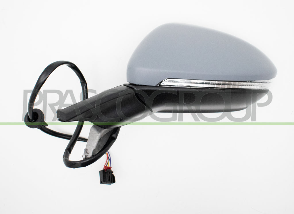 retrovisore sinistro elettrico con primer termico chiudibile con fanale asferico 8 pins volkswagen golf 7 2012 2016 vg4007310