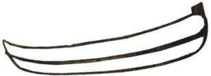 cornice griglia paraurti senza sede fendinebbia volkswagen new beetle 1998 2005 vg4202305