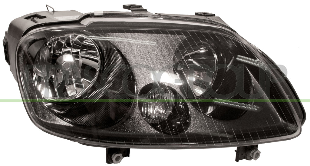 proiettore destro h7 h1 elettrico con motore nero volkswagen caddy 2003 2010 vg7154915