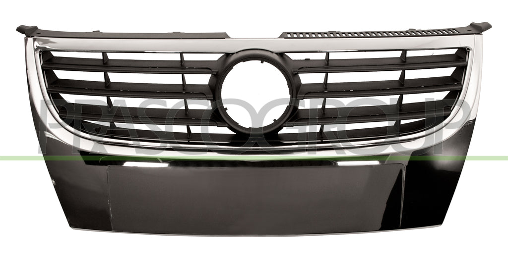 griglia radiatore nera con cornice cromata volkswagen touran 2006 2010 vg7172001