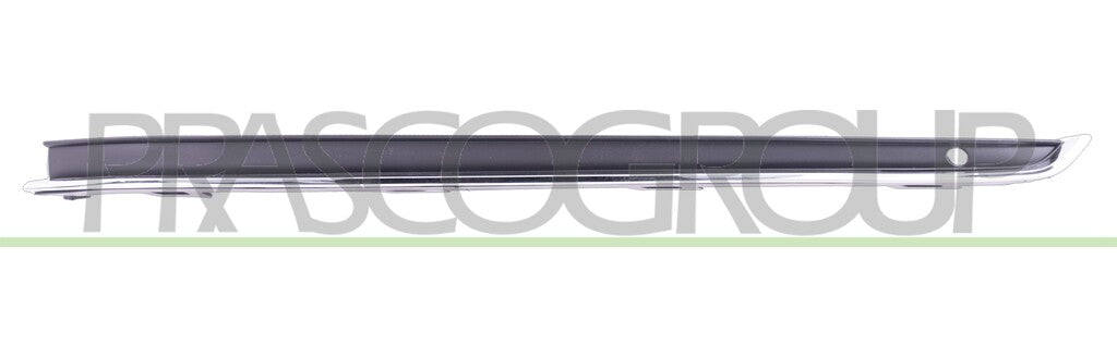 modanatura sinistra paraurti anteriore inferiore nera con profilo cromato volkswagen touran 2015 vg7211248