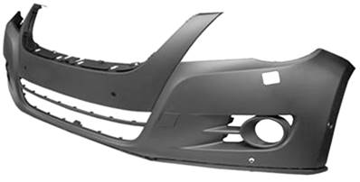 paraurti anteriore con primer con fori pdc supporti con fori lavafari e park assist mod 18 volkswagen tiguan 2007 2011 vg8071021
