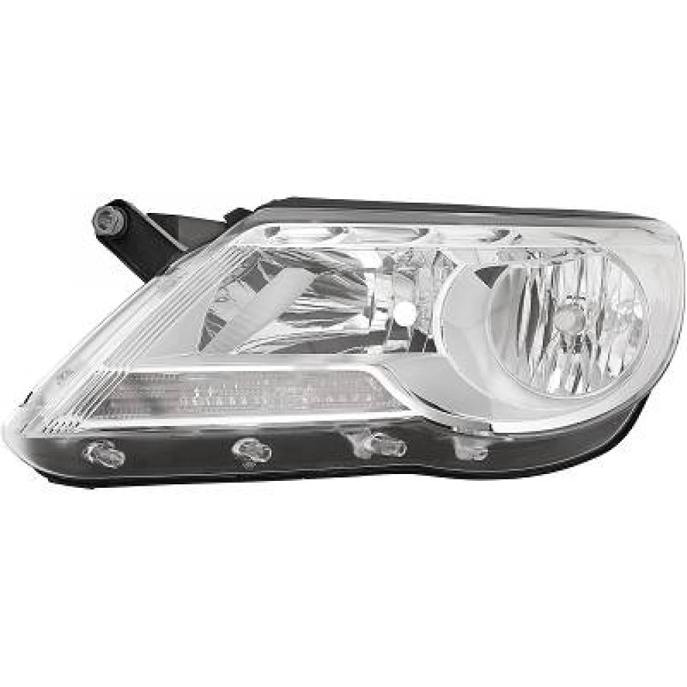 proiettore sinistro h7 h7 elettrico con motore volkswagen tiguan 2007 2011 vg8074904