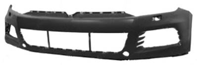 paraurti anteriore con primer con fori lavafari volkswagen touareg 7p 2011 2014 vg8191001