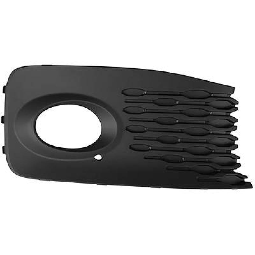 griglia destra paraurti anteriore nera goffrata con sede fendinebbia volkswagen caddy cargo van 2020 vg8612133