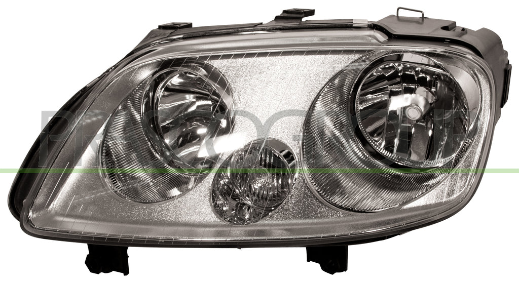 proiettore sinistro h1 h7 elettrico senza motore cromato volkswagen caddy 2003 2010 vg9044906