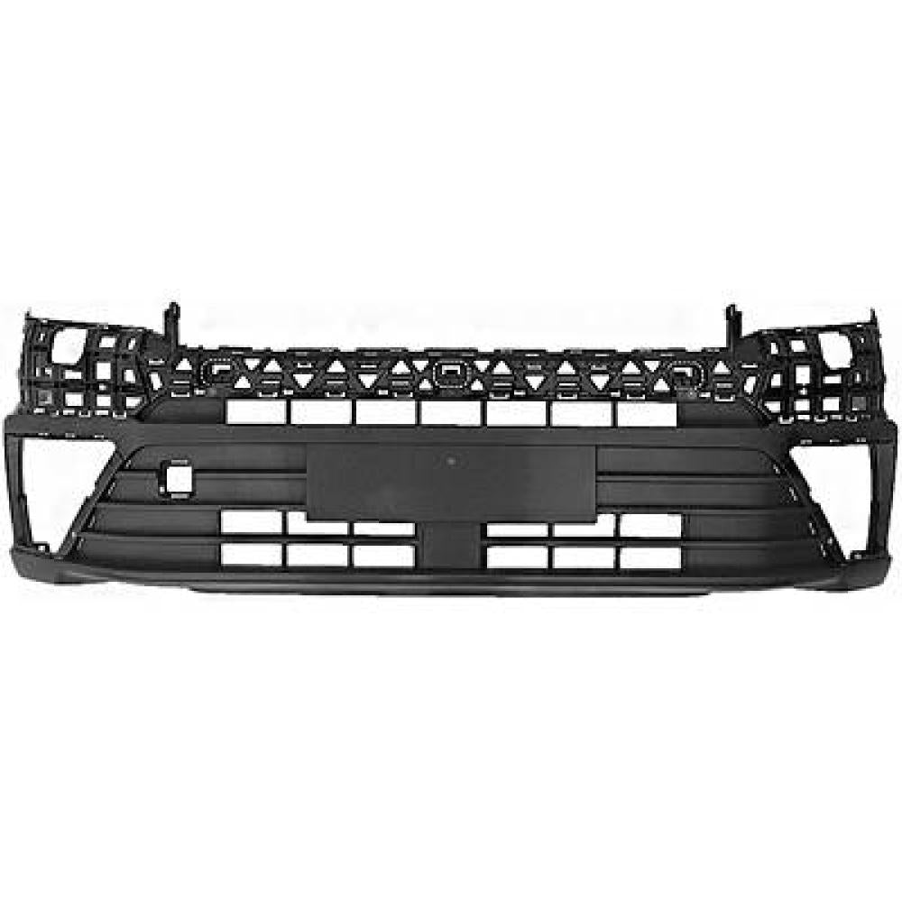 paraurti anteriore inferiore nero goffrato con tracce pdc volkswagen crafter man tge 2017 vg9561001