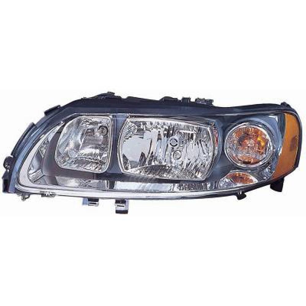 proiettore sinistro mod h7 h9 elettrico senza motore grigio volvo v70 2005 2007 vv0444904