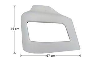 ANGOLO PARAURTI SUPERIORE DX MAN TGS EURO 6 - 81416106762 - Carrozzeria Truck