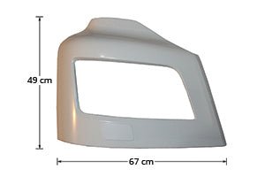 ANGOLO PARAURTI SUPERIORE DX MAN TGS EURO 6 - 81416106764 - Carrozzeria Truck