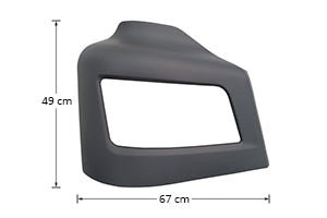 ANGOLO PARAURTI SUPERIORE DX MAN TGS EURO 6 - 81416106798 - Carrozzeria Truck