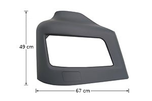 ANGOLO PARAURTI SUPERIORE DX MAN TGS EURO 6 - 81416106800 - Carrozzeria Truck