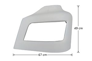 ANGOLO PARAURTI SUPERIORE SX MAN TGS EURO 6 - 81416106761 - Carrozzeria Truck