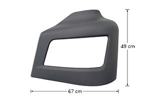 ANGOLO PARAURTI SUPERIORE SX MAN TGS EURO 6 - 81416106799 - Carrozzeria Truck