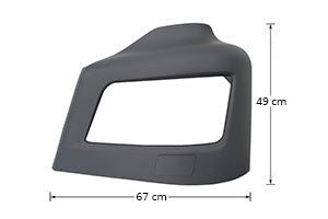 ANGOLO PARAURTI SUPERIORE SX MAN TGS EURO 6 - 81416106801 - Carrozzeria Truck