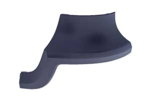 CORNICE SUPERIORE FARO SX MERCEDES ACTROS | MP4 - 9608859808-7G99 - Carrozzeria Truck