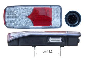 FANALE POSTERIORE lato SX 005735 - Carrozzeria Truck