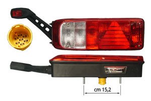 FANALE POSTERIORE lato SX 008011 - Carrozzeria Truck