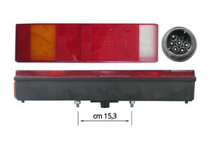 FANALE POSTERIORE per DAF 65 | 75 | 85 lato DX 1283370 1284212 1353476 - Carrozzeria Truck