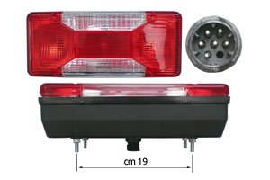 FANALE POSTERIORE per IVECO DAILY 2006 lato SX 5801351218 581631438 69500032 - Carrozzeria Truck