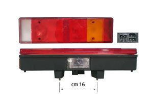 FANALE POSTERIORE per VOLVO F10 | F12 | F16 lato SX 8191747 - Carrozzeria Truck