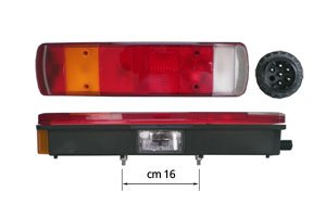 FANALE POSTERIORE per VOLVO FM7 | FM10 | FM12 lato SX 3981455 - Carrozzeria Truck
