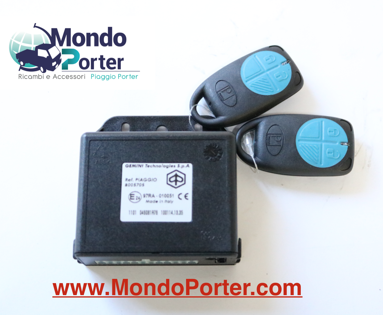 Chiusura Centralizzata Piaggio Porter - Mondo Porter