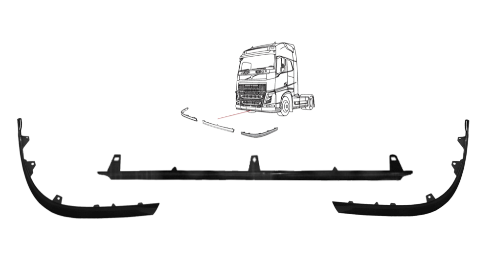 Kit Sotto Paraurti Volvo FH 4 oe 21495268 + 21495266 + 21495267