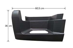PEDANA SX DAF CF - 1440242 - Carrozzeria Truck