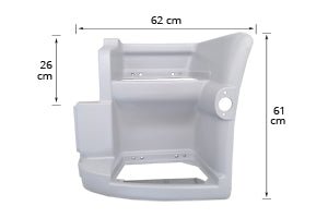 PEDANA SX RENAULT MIDLUM - 5010468439 - Carrozzeria Truck