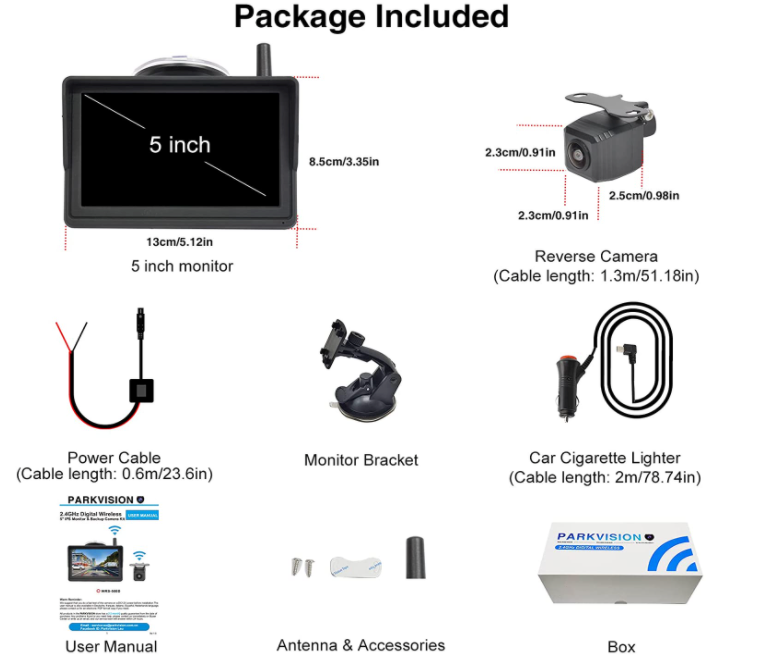 Telecamera Retromarcia Posteriore Iveco Daily - Wifii senza fili - Specialista Daily